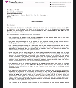empolyment documents 0