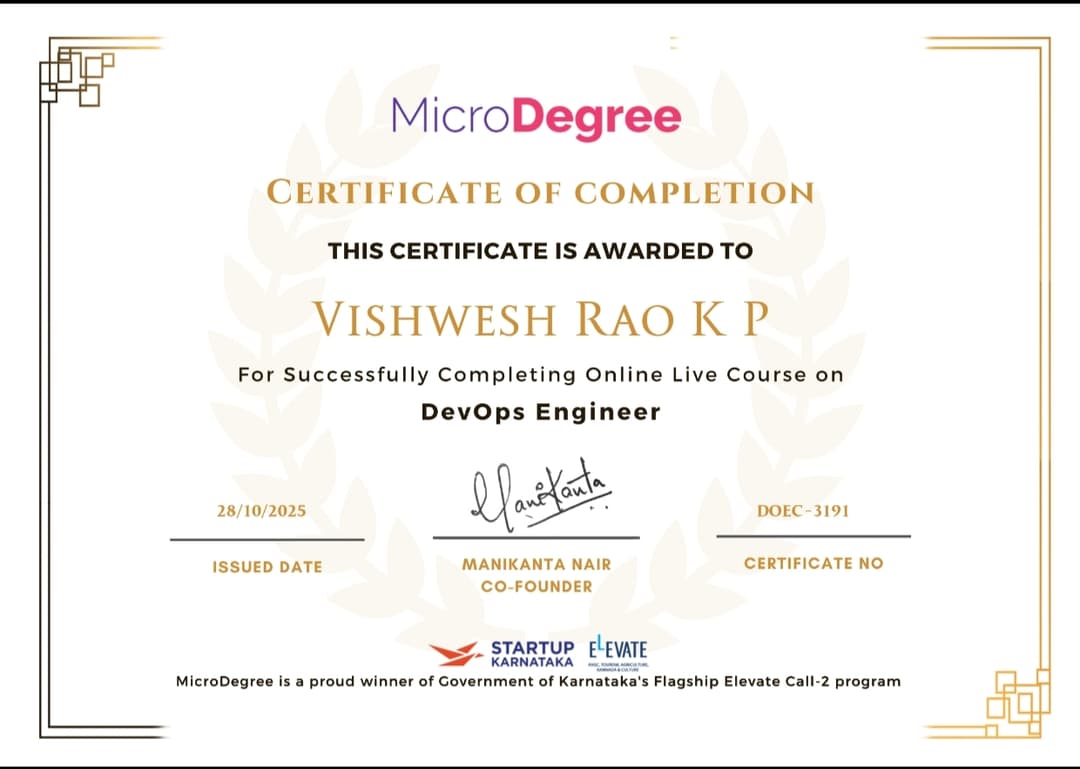 Certification MicroDegree AWS Certified DevOps Engineer Professional 2025 - DOP-C02