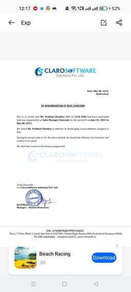 empolyment documents 0